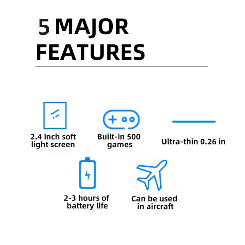 500 games mini handheld gaming console