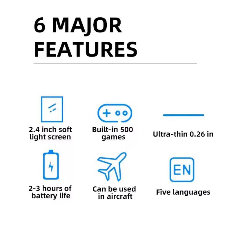 500 games mini handheld gaming console