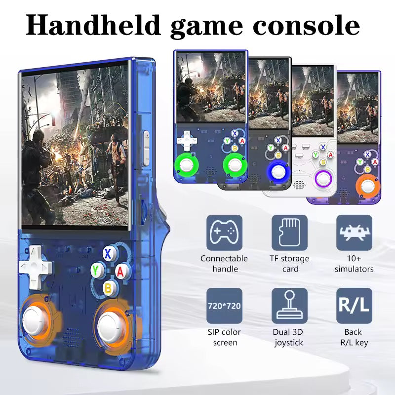 Retro Handheld Video Game Console 3.5 Inch IPS Screen Linux System